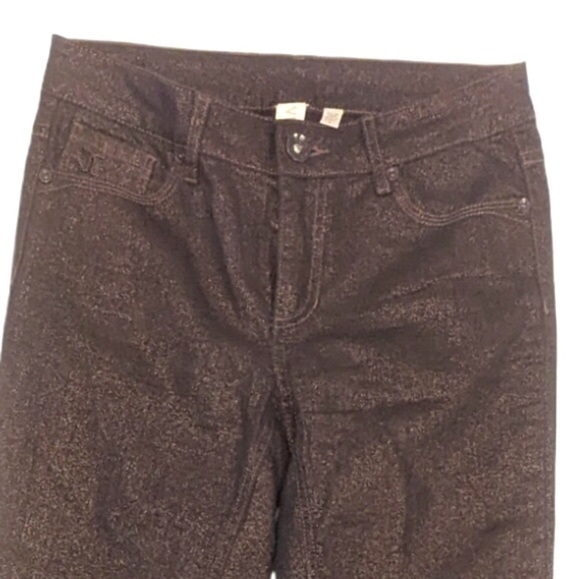 TRISTAN glittery straight leg pants size 2 - Picture 6 of 9